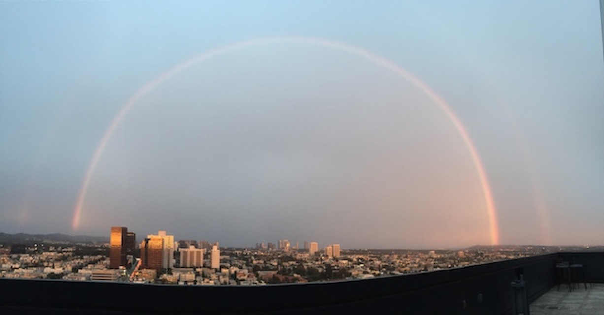 Photos: Gorgeous Unbroken Rainbow Soars Over Los Angeles: LAist