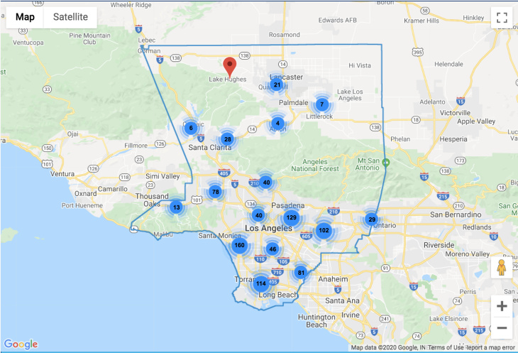la county map Los Angeles And Oc Voting Centers Are Open Where To Go For The la county map