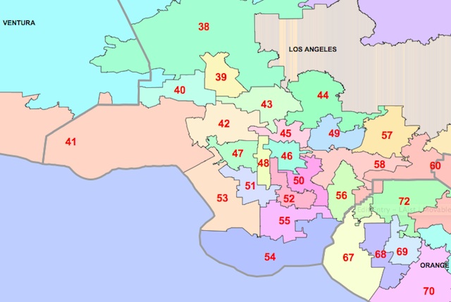 36th Assembly District California Map - Map