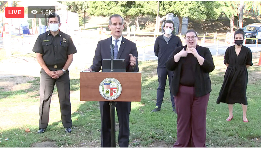 Mayor Garcetti: The City Will Shut Off Water And Power For Party Throwers Who 'Flagrantly' Violate Health Orders - LAist