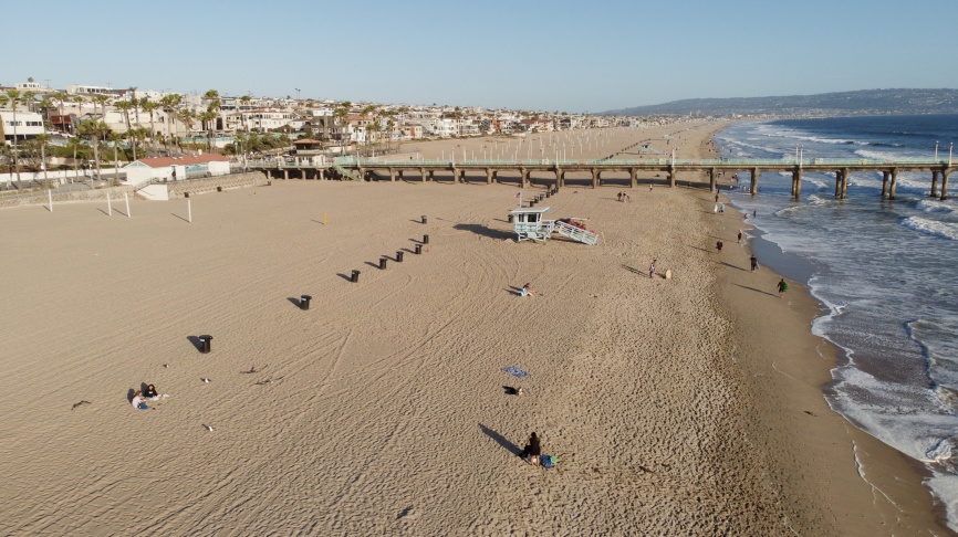 PHOTOS: Here's What LA's Reopened Beaches Looked Liked Last Week: LAist