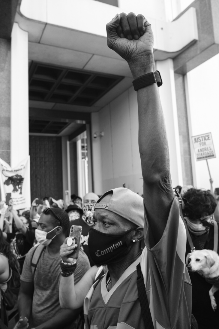 PHOTOS: The March On Compton Sheriff's Station To Protest ...