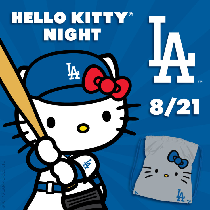 Hello Kitty Wants To Get You Drunk And Take You To A Dodgers Game LAist