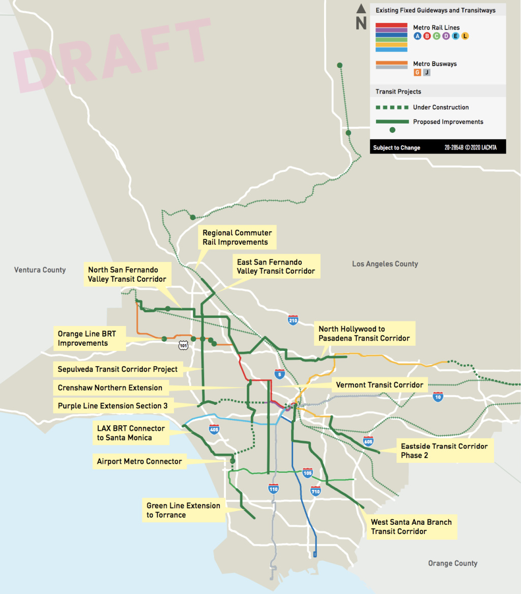 Los Angeles Metro Map Pdf - Map Of Western Hemisphere